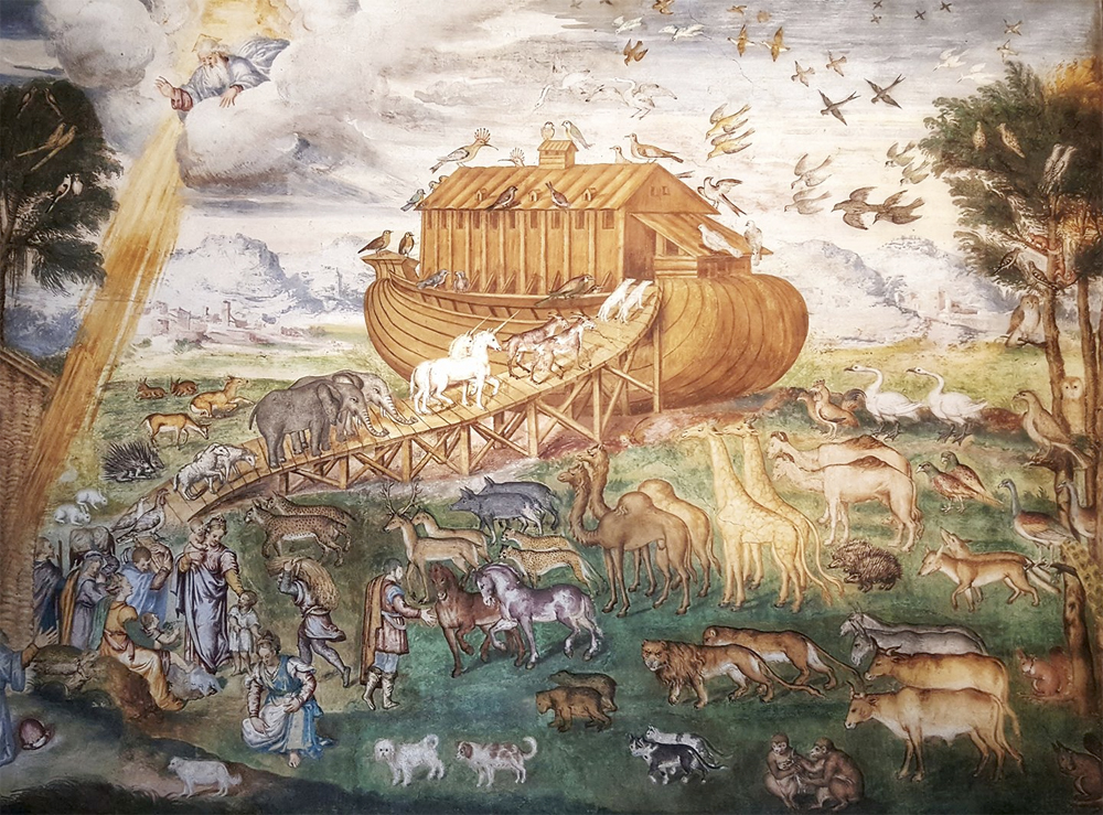 Photo of Sapevate che in una chiesa di Milano c’è un affresco con due unicorni sull’Arca di Noè?